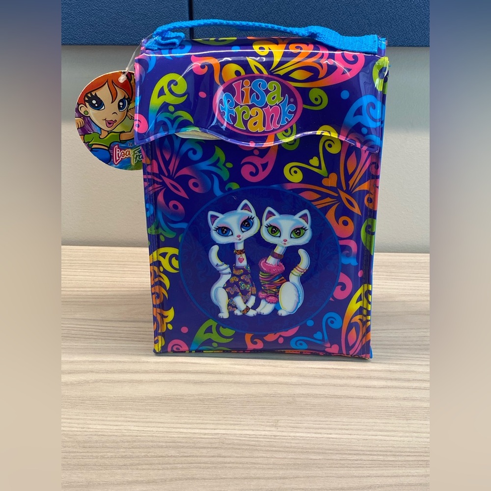Lisa Frank Siamese Cats Roxi & Rollie Insulated Lunch Sack Bag